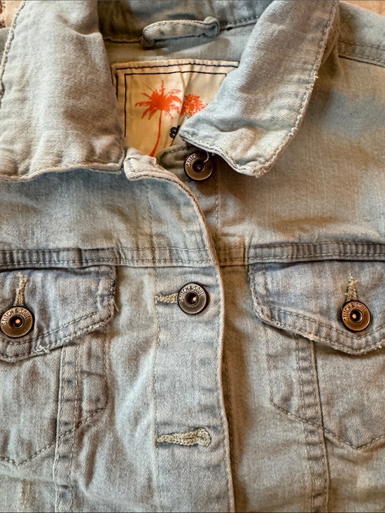 stich & soul Jackets & Blazers - 0019 Light Wash Jean Jacket - Unbranded Women's Denim Coat